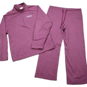 Caesar Brand Loungewear Jacket and Pant Set Wide Leg GMA 90's * XXL Top LG Pant*